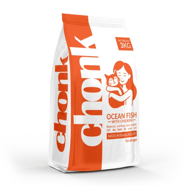 Chonk All Ages Cat Food (Ocean Fish with Chicken) 3 KG